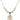 Saint Christopher Crystal Necklace | 3/4 inch | 6mm Beads   14kt Gold Filled