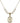 Saint Christopher Crystal Necklace | 3/4 inch | 6mm Beads   14kt Gold Filled