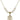 Saint Christopher Crystal Necklace | 3/4 inch | 6mm Beads   14kt Gold Filled