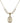 Saint Christopher Crystal Necklace | 3/4 inch | 6mm Beads   14kt Gold Filled