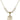 Saint Christopher Crystal Necklace | 3/4 inch | 6mm Beads   14kt Gold Filled