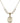 Saint Christopher Crystal Necklace | 3/4 inch | 6mm Beads   14kt Gold Filled