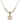 Saint Christopher Crystal Necklace | 3/4 inch | 6mm Beads   14kt Gold Filled