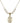 Saint Christopher Crystal Necklace | 3/4 inch | 6mm Beads   14kt Gold Filled