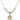 Saint Christopher Crystal Necklace | 3/4 inch | 6mm Beads   14kt Gold Filled