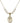 Saint Christopher Crystal Necklace | 3/4 inch | 6mm Beads   14kt Gold Filled