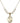 Saint Christopher Crystal Necklace | 3/4 inch | 6mm Beads   14kt Gold Filled