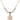 Saint Christopher Crystal Necklace | 3/4 inch | 6mm Beads   14kt Gold Filled
