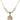 Saint Christopher Crystal Necklace | 3/4 inch | 6mm Beads   14kt Gold Filled