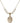 Saint Christopher Crystal Necklace | 3/4 inch | 6mm Beads   14kt Gold Filled