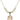 Saint Christopher Cross Crystal Necklace | 3/4 inch | 6mm Beads   14kt Gold Filled