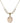 Saint Christopher Cross Crystal Necklace | 3/4 inch | 6mm Beads   14kt Gold Filled