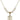 Saint Sebastian Crystal Necklace | 3/4 inch | 6mm Beads   14kt Gold Filled