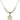 Saint Sebastian Crystal Necklace | 3/4 inch | 6mm Beads   14kt Gold Filled