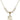 Saint Sebastian Crystal Necklace | 3/4 inch | 6mm Beads   14kt Gold Filled