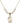 Saint Sebastian Crystal Necklace | 3/4 inch | 6mm Beads   14kt Gold Filled