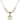 Saint Sebastian Crystal Necklace | 3/4 inch | 6mm Beads   14kt Gold Filled