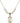 Saint Sebastian Crystal Necklace | 3/4 inch | 6mm Beads   14kt Gold Filled