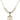 Saint Sebastian Crystal Necklace | 3/4 inch | 6mm Beads   14kt Gold Filled