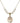 Saint Sebastian Crystal Necklace | 3/4 inch | 6mm Beads   14kt Gold Filled