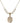 Saint Sebastian Crystal Necklace | 3/4 inch | 6mm Beads   14kt Gold Filled