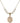 Saint Sebastian Crystal Necklace | 3/4 inch | 6mm Beads   14kt Gold Filled