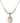 Saint Sebastian Cross Crystal Necklace | 3/4 inch | 6mm Beads   14kt Gold Filled