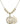 Miraculous Medal Crystal Necklace | 7/8 inch | 6mm Beads   14kt Gold Filled