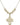 5-Way Crystal Necklace | 1 inch | 6mm Beads   14kt Gold Filled
