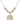 Saint Florian Crystal Necklace | 3/4 inch | 6mm Beads   14kt Gold Filled