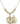 Saint Christopher Crystal Necklace | 7/8 inch | 6mm Beads   14kt Gold Filled