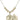 Saint Christopher Crystal Necklace | 7/8 inch | 6mm Beads   14kt Gold Filled