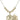 Saint Christopher Crystal Necklace | 7/8 inch | 6mm Beads   14kt Gold Filled