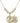 Saint Christopher Crystal Necklace | 7/8 inch | 6mm Beads   14kt Gold Filled