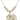 Saint Christopher Crystal Necklace | 7/8 inch | 6mm Beads   14kt Gold Filled