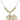 Saint Christopher Crystal Necklace | 7/8 inch | 6mm Beads   14kt Gold Filled