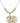 Saint Christopher Crystal Necklace | 7/8 inch | 6mm Beads   14kt Gold Filled
