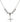 Saint Brigid of Ireland Cross Crystal Necklace | 5/8 inch | 6mm Beads   Sterling Silver