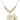 Saint Michael the Archangel Crystal Necklace | 7/8 inch | 6mm Beads   14kt Gold Filled