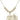 Saint Michael the Archangel Crystal Necklace | 7/8 inch | 6mm Beads   14kt Gold Filled
