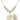 Saint Michael the Archangel Crystal Necklace | 7/8 inch | 6mm Beads   14kt Gold Filled