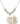 Saint Michael the Archangel Crystal Necklace | 7/8 inch | 6mm Beads   14kt Gold Filled