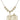 Saint Michael the Archangel Crystal Necklace | 7/8 inch | 6mm Beads   14kt Gold Filled