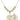 Saint Michael the Archangel Crystal Necklace | 7/8 inch | 6mm Beads   14kt Gold Filled
