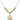 Madonna Crystal Necklace | 3/4 inch | 6mm Beads   14kt Gold Filled