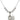 Miraculous Medal Crystal Necklace | 3/4 inch | 6mm Beads   Sterling Silver