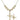 St. Benedict Crucifix Crystal Necklace | 1 1/8 inch | 6mm Beads   14kt Gold Filled