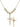 St. Benedict Crucifix Crystal Necklace | 1 1/8 inch | 6mm Beads   14kt Gold Filled