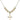 Cross Crystal Necklace | 3/4 inch | 6mm Beads   14kt Gold Filled