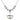Cross Crystal Necklace | 1 1/8 inch | 6mm Beads   Sterling Silver